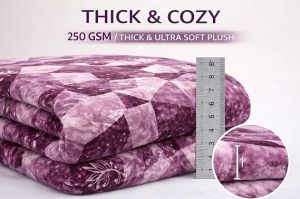 Milan Cozy Ultra Soft Double Bed Flannel Blanket