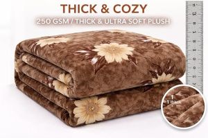 Milan Cozy Ultra Soft Single Bed Flannel Blanket