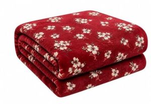 Gulliver Red Bed Printed Flannel AC Blanket