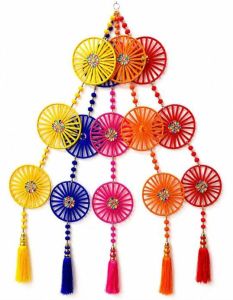 Multicolor Chakrie Wall Decorative Hanging