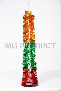 Multicolor Tinsel Film Small Garland