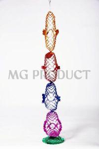 Shiny Tinsel Flower Garland