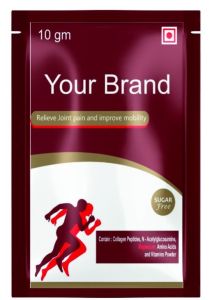 Collagen Peptides and Vitamins Powder Sachets