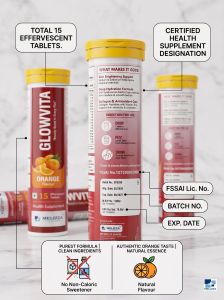 Glowvita Orange Effervescent Tablets