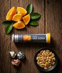 Hair Sudha Men Orange Effervescent Tablets