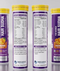Hair Sudha Women Orange Effervescent Tablets