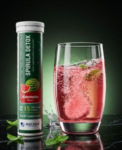 Spirula Detox Mint Lime Effervescent Tablets