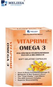 Vitaprime Omega 3 Softgel Capsules