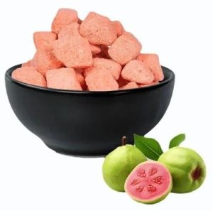 Freeze Dried Red Guava Cubes