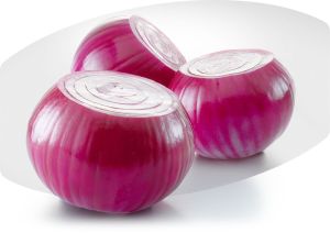 Peeled Red Onion