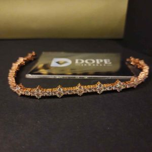 Designer Round Cut Diamond Bracelet