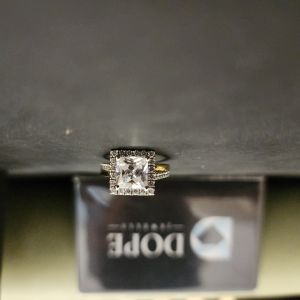 Luxury Designer Princess Diamond Ring For Birthday Gift