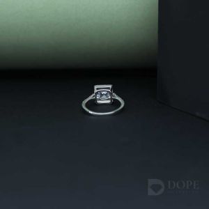Stunning Asscher Cut Diamond Engagement Ring