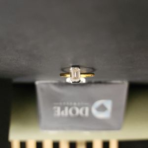 Elegant Emerald Cut Diamond Ring