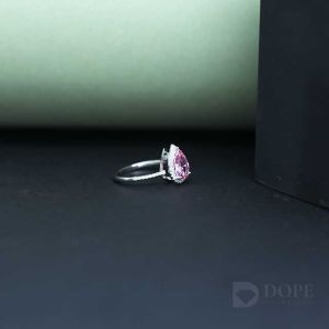 Elegant Pear Cut Diamond Ring