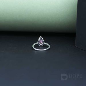 Elegant Pear Cut Diamond Ring