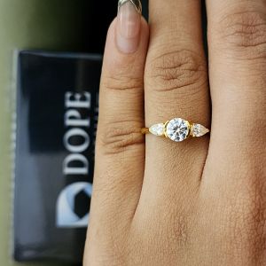 Three Stone Elegant Diamond Ring