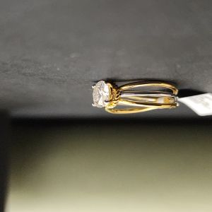 Classic Two Tone Diamond Ring