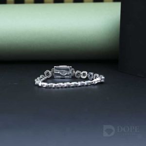 Stunning Round Cut Cuban Diamond Bracelet
