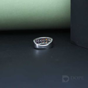 Unique Multi Color Diamond Ring