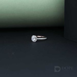 Classic Round Cut Diamond Ring