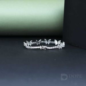 Butterfly Diamond Tennis Bracelet