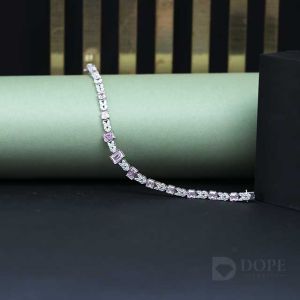 Marquise And Emerald Cut Diamond Bracelet