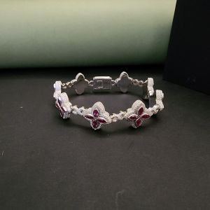 Classic Marquise Pink Stone Bracelet