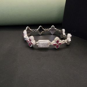 Classic Marquise Pink Stone Bracelet