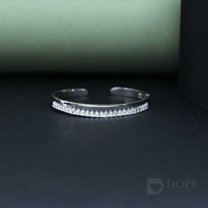 Designer Pear Cut Stiff Diamond Bracelet