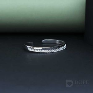 Designer Pear Cut Stiff Diamond Bracelet