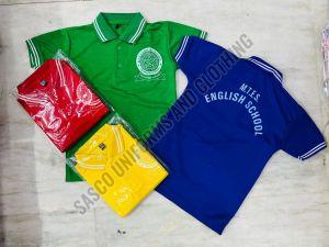 Boys Half Sleeve School T-Shirts
