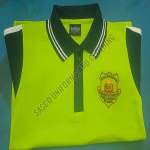 Girls Half Sleeve School T-Shirts