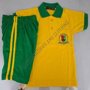 Girls School Lower & T-Shirt Set