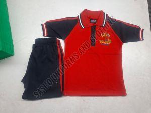 Girls School Lower & T-Shirt Set