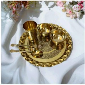Brass Thali Set