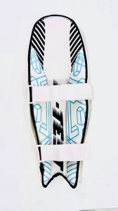 White Cricket Batting Leg Guard