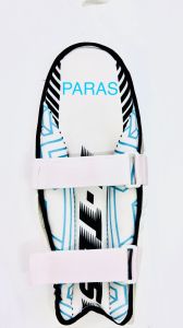 White Cricket Batting Leg Guard