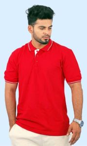 GSM 240 Tipping Cotton T-Shirt