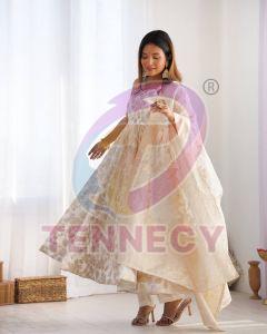 Banarasi Jacquard Anarkali Set