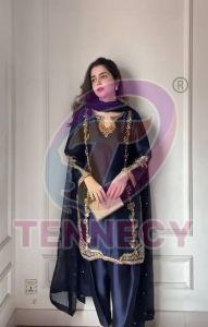 Crepe Silk Farshi Salwar Set