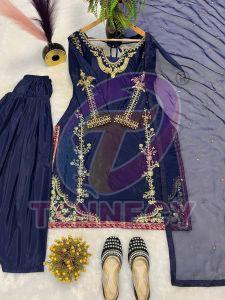 Crepe Silk Farshi Salwar Set