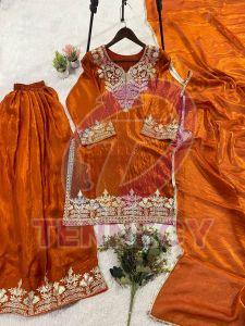 Designer Fandy Palazzo Suit Set