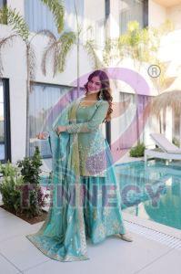 Designer Fendi Crush Sharara Suit Set