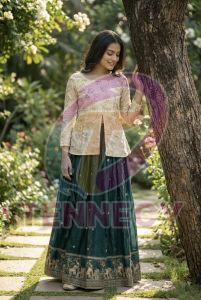 Designer Fendy Silk Lehenga Choli Set