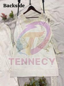 Designer Glass Roman Silk Salwar Suit Set
