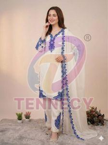 Designer Mal Cotton Palazzo Suit Set