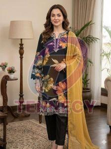 Designer Muslin Palazzo Suit Set