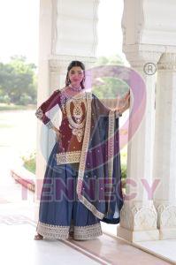 Designer NC Silk Sharara Suit Set