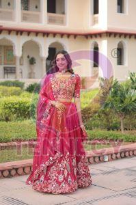 Designer Sequins Embroidered Lehenga Choli Set